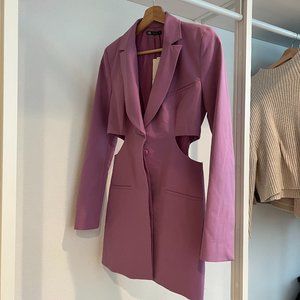 NWT Zara purple blazer dress